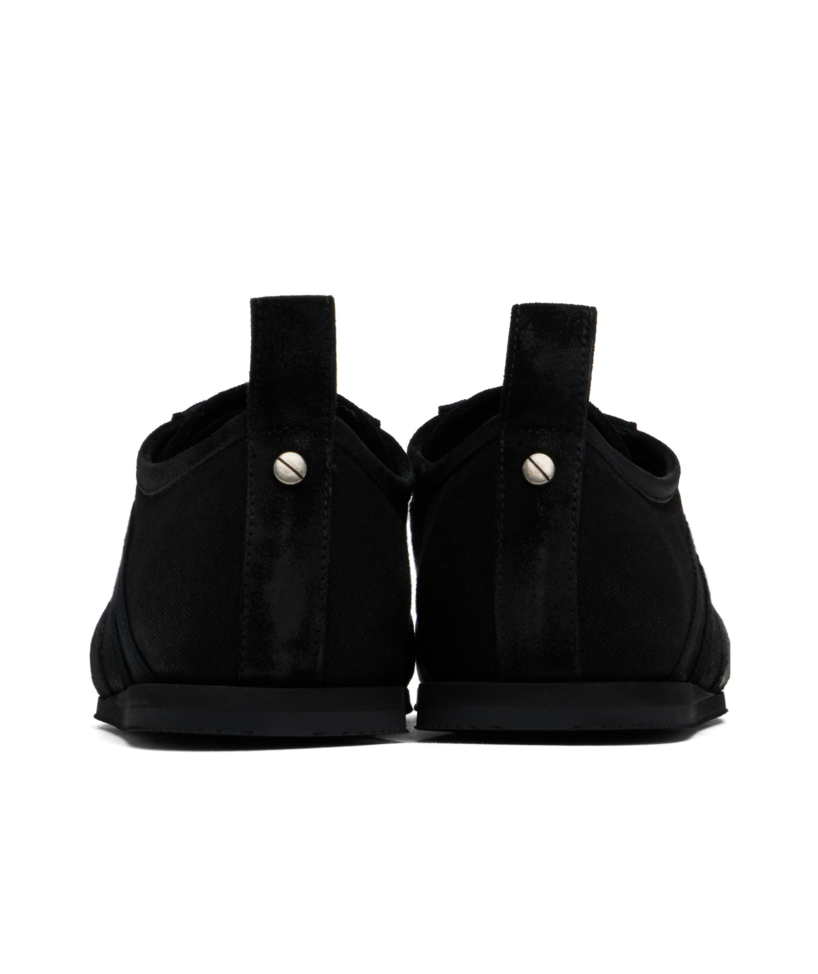 Ann Demeulemeester Black Siru Low-top Boxing Sneakers In Black