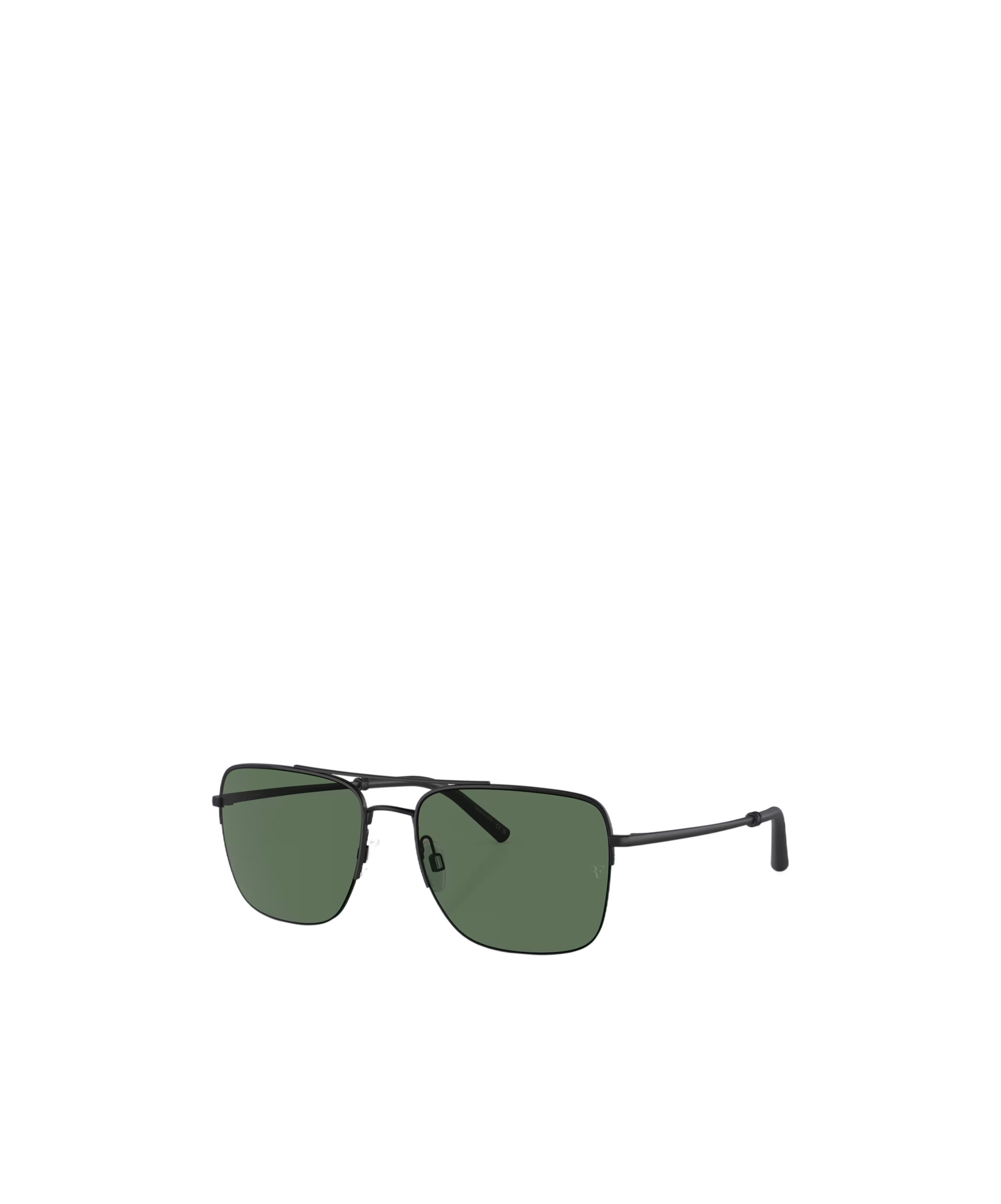 Oliver Peoples Roger Federer 56mm Polarized Pilot Sunglasses In Green