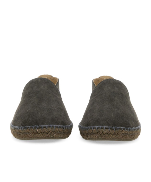 Manebi Espadrille In Suede In Black