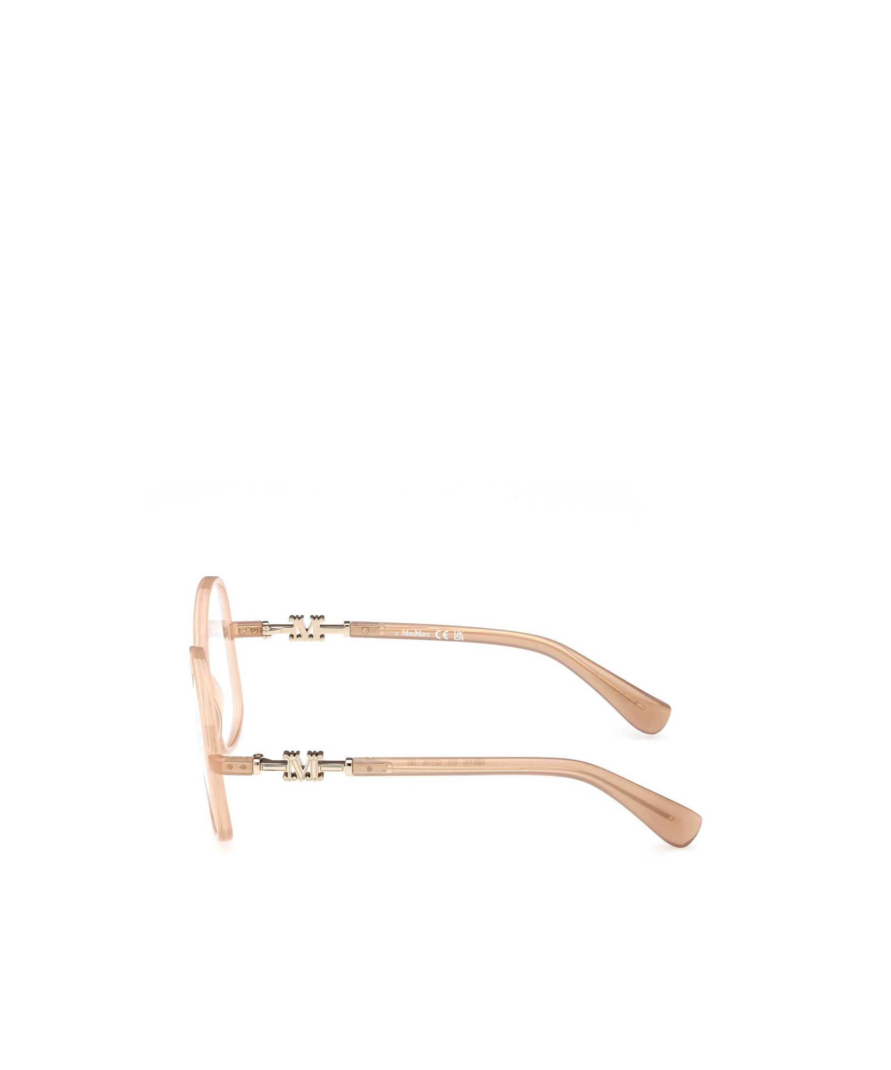 Max Mara Mm5100 072 Glasses In Nude