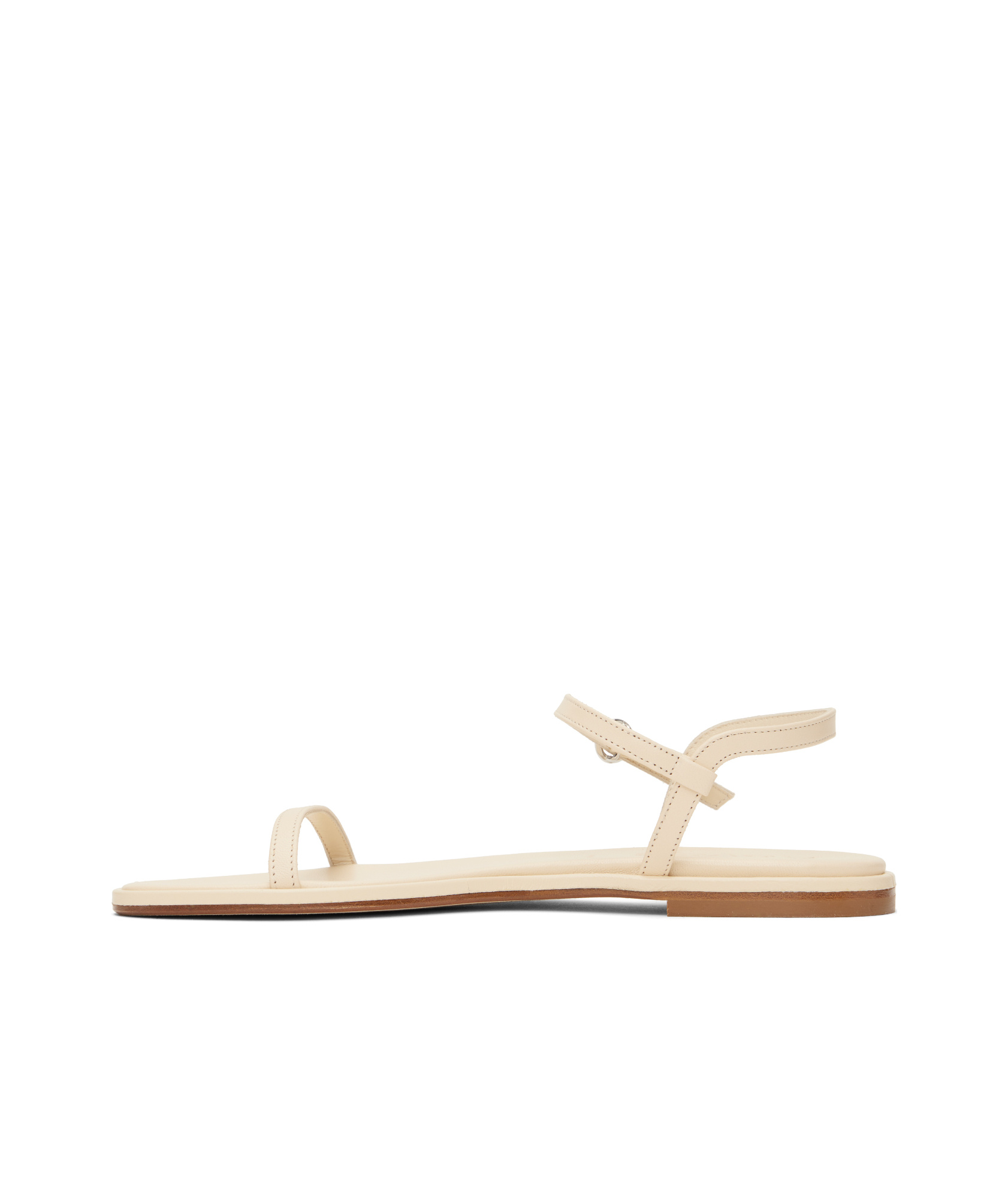 Aeyde Off-white Nettie Leather Sandals