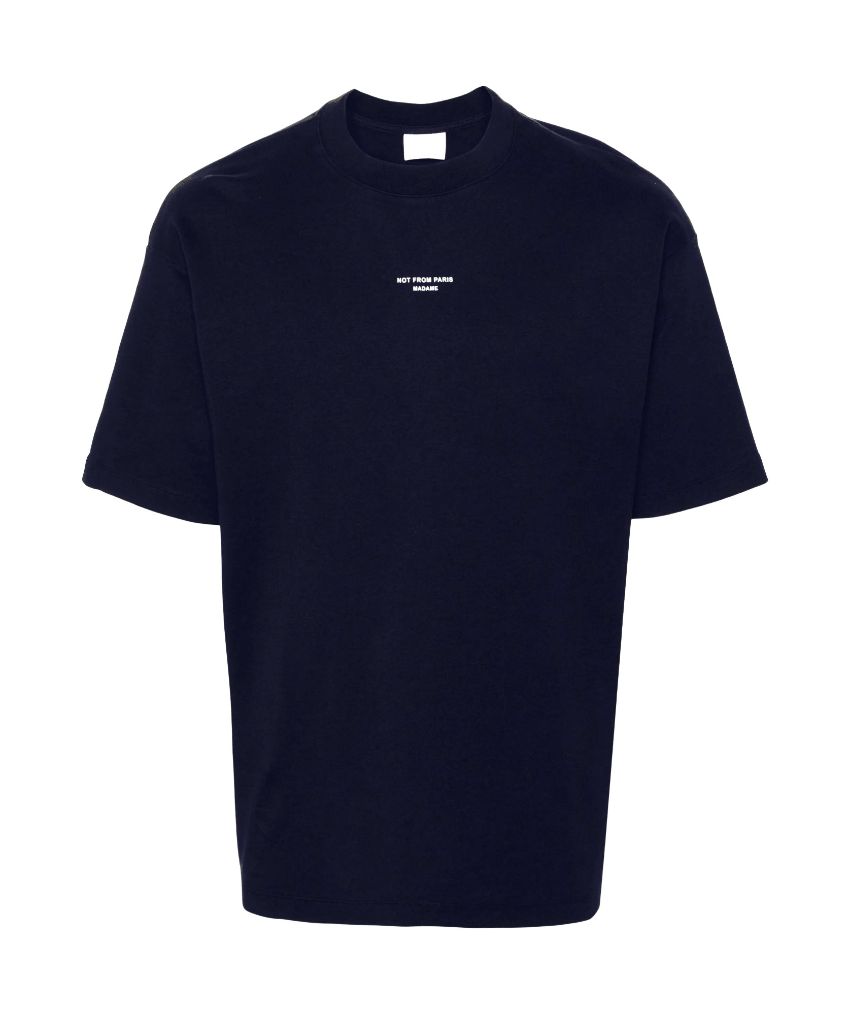 Drôle De Monsieur Short-sleeved T-shirt In Black