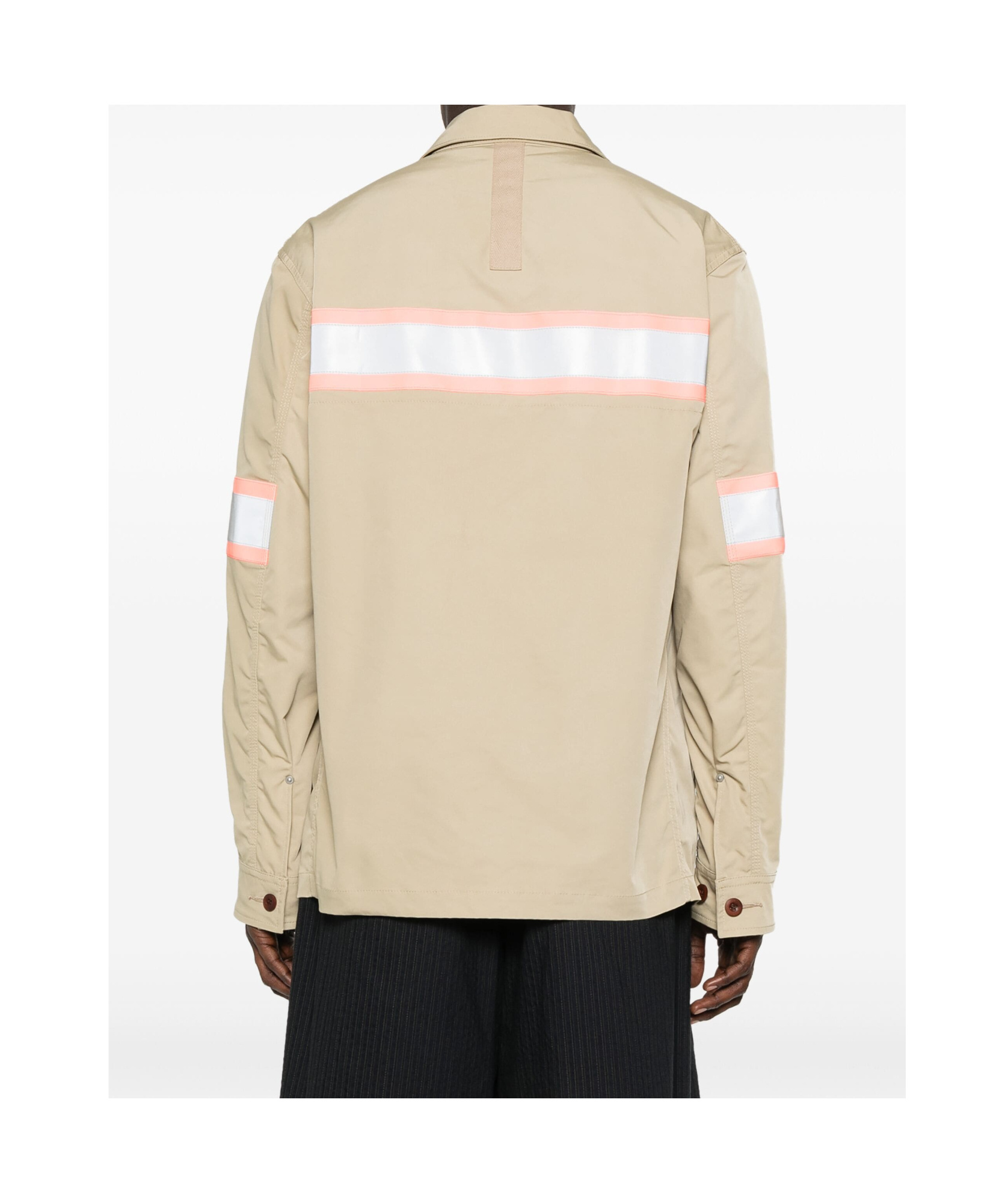 Junya Watanabe Long-sleeved Casual Jacket In Nude
