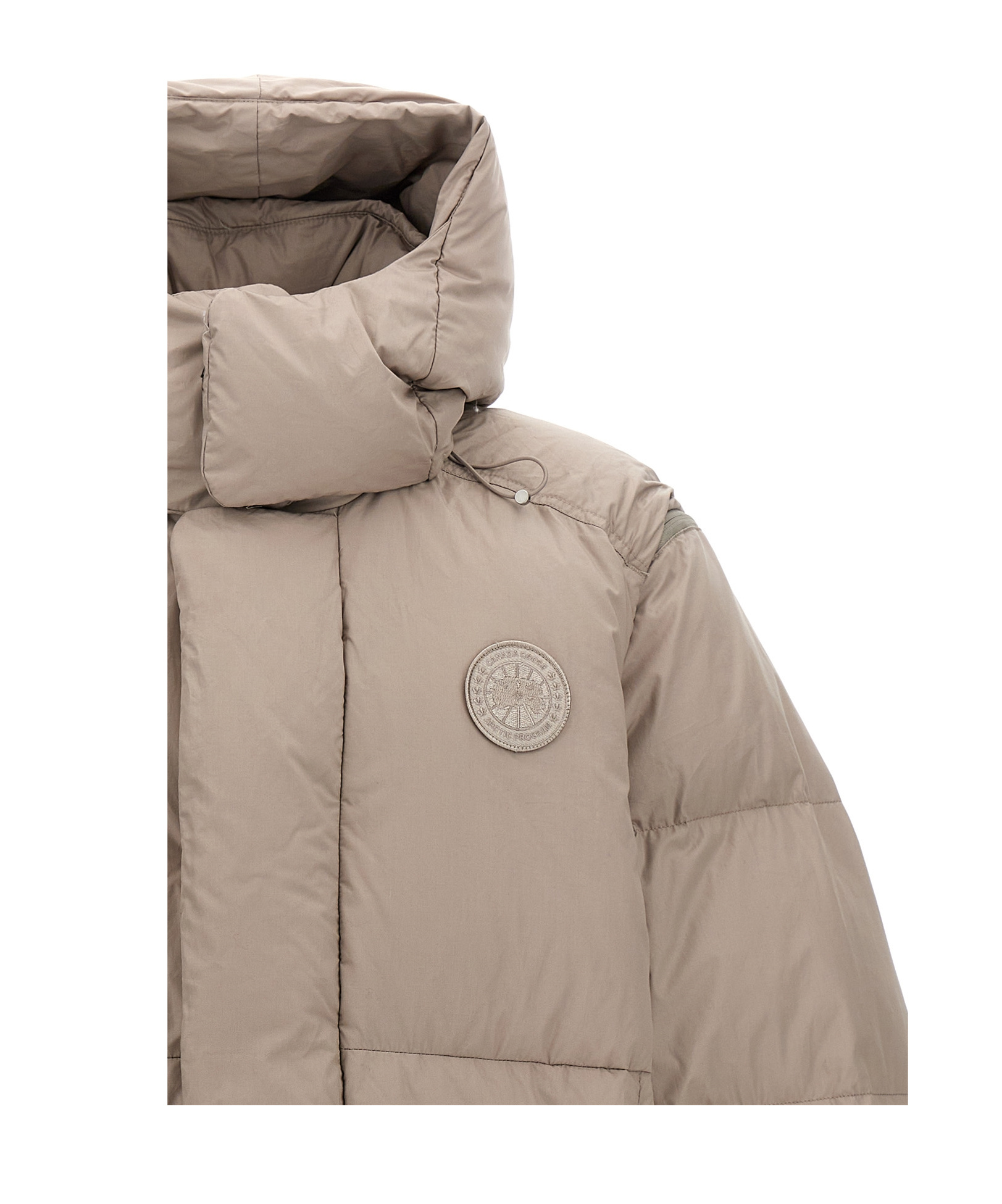 Canada Goose Long-sleeved Down Jacket In Nude