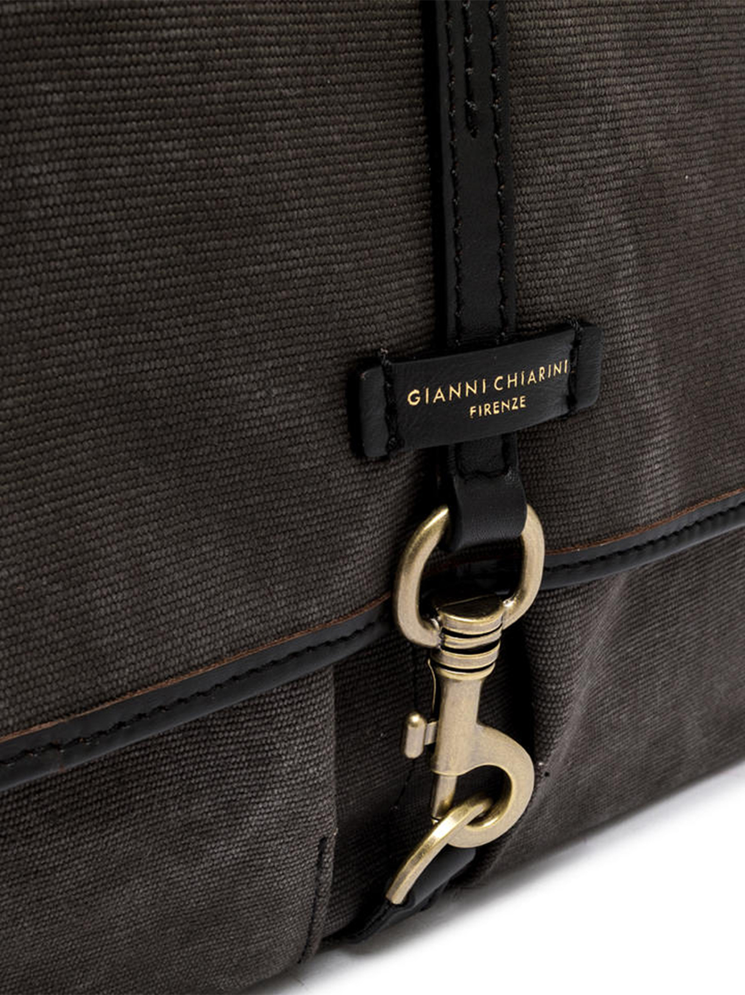 Gianni Chiarini Berlino Leather-trimmed Shoulder Bag In Black