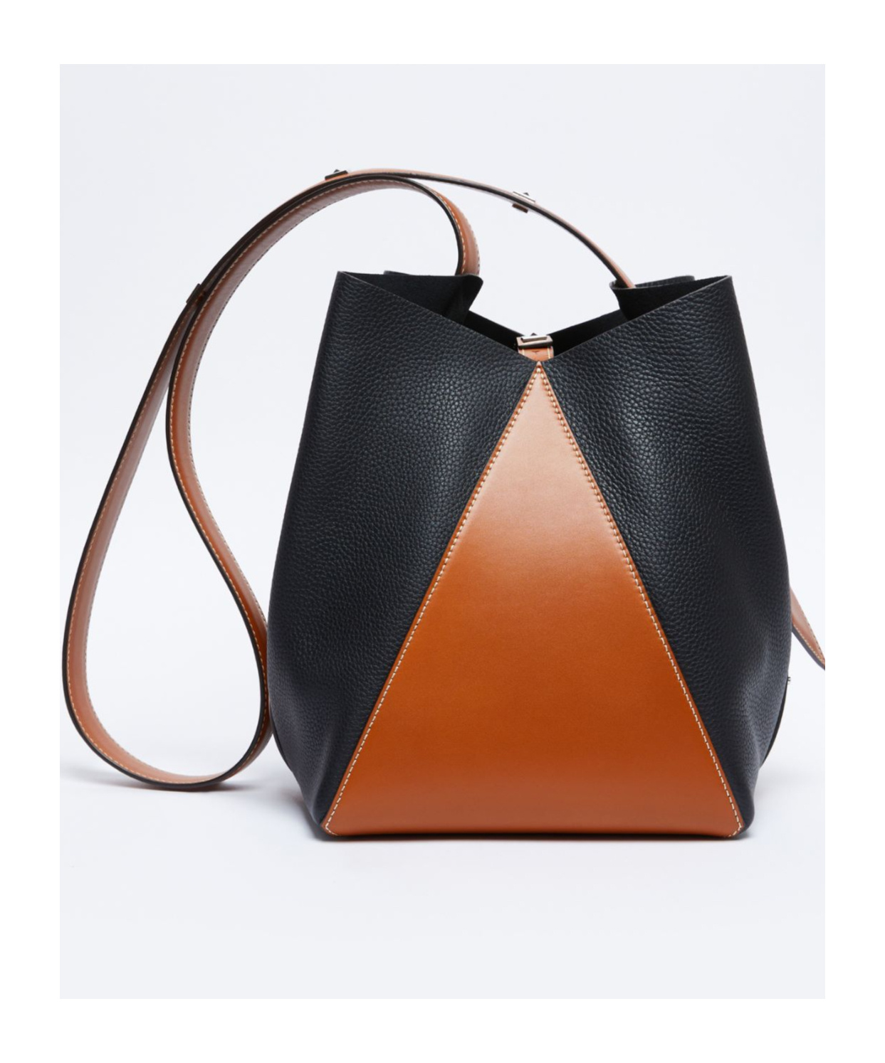 Max Mara Medium Bucket Bag In Multicolor