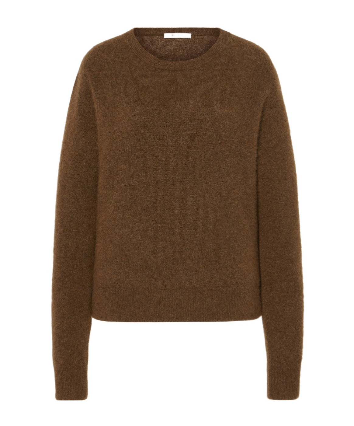 The Row Lorynna Cashmere And Silk-blend Sweater In Brown
