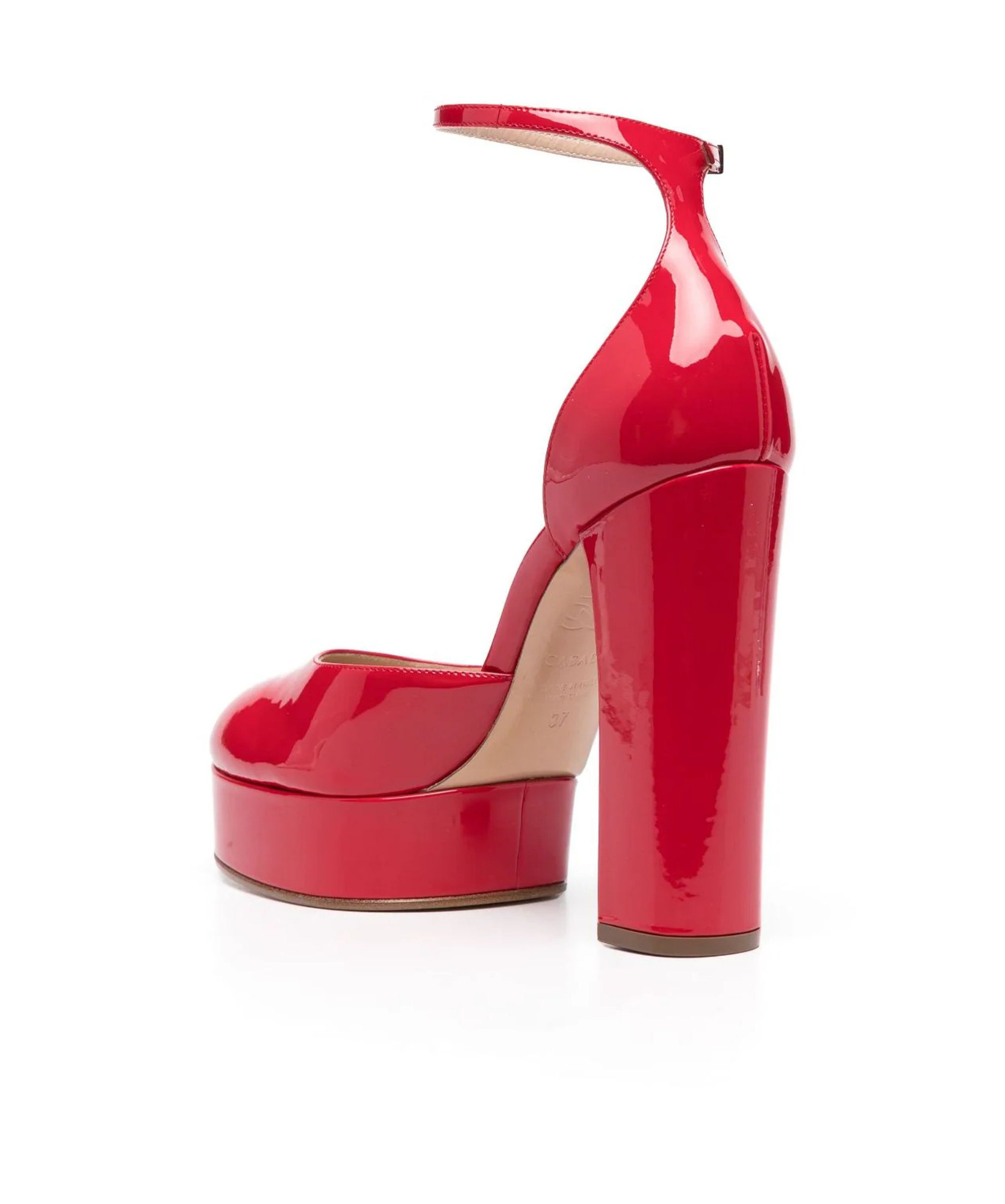 Casadei Thick Soled High Heels In Red