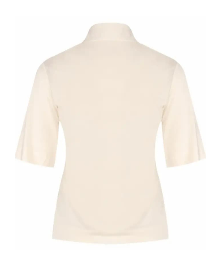 Fabiana Filippi Short-sleeved Polo Shirt In White