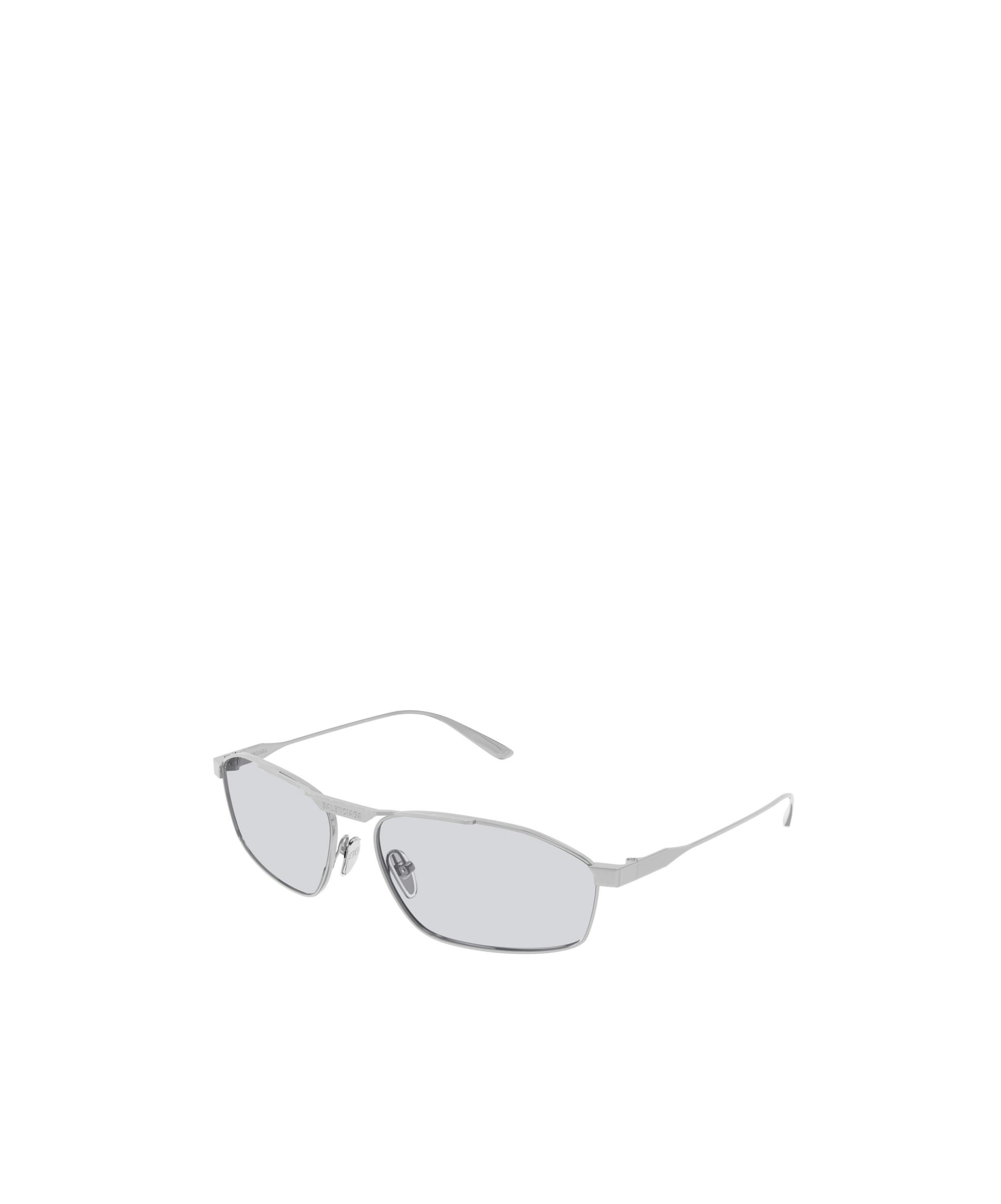 Balenciaga Bb0416s Tag 3.0 Linea Everyday 004 Silver Grey Glasses In White