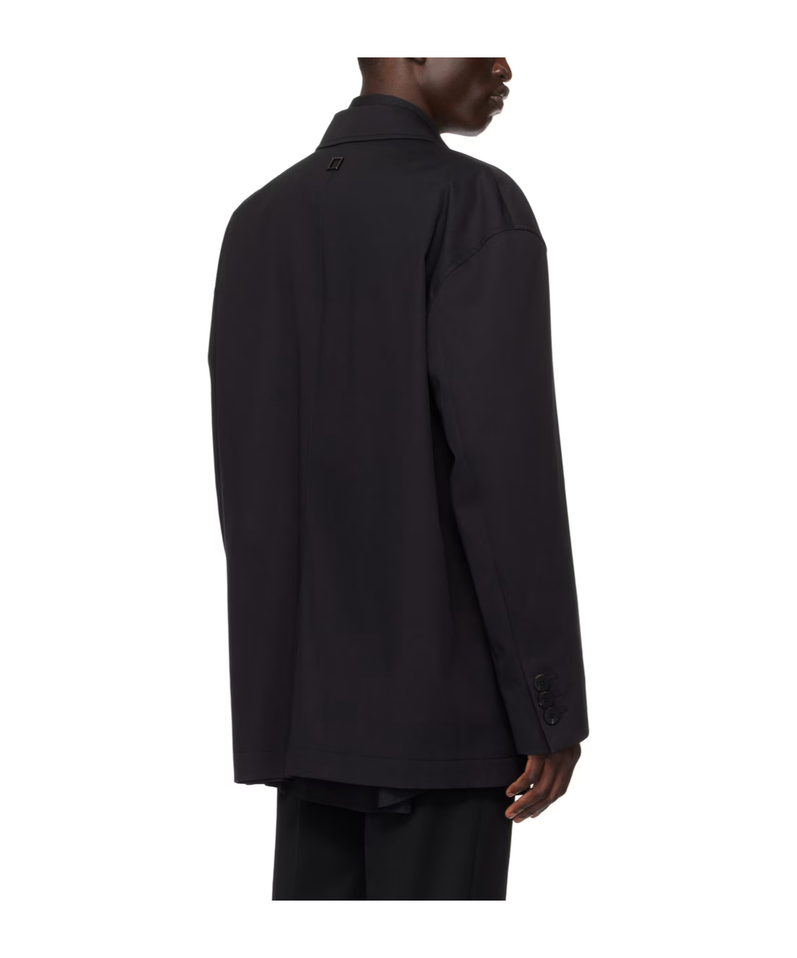 Wooyoungmi Logo Single-breasted Suit Jacket In Black