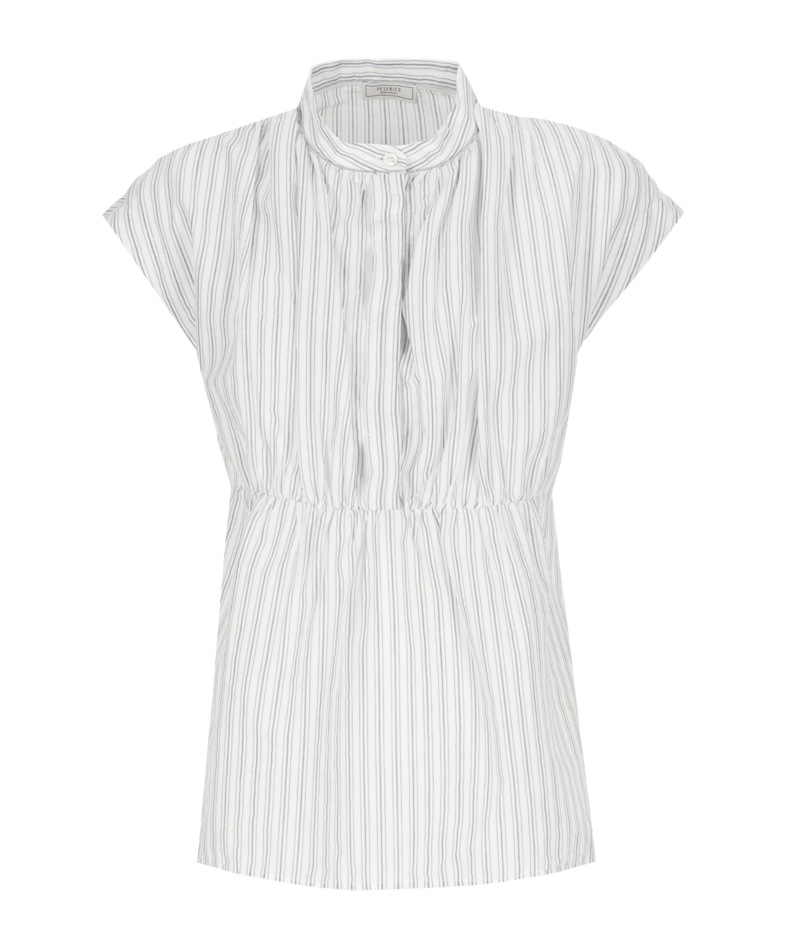 Peserico Striped Sleeveless Shirt