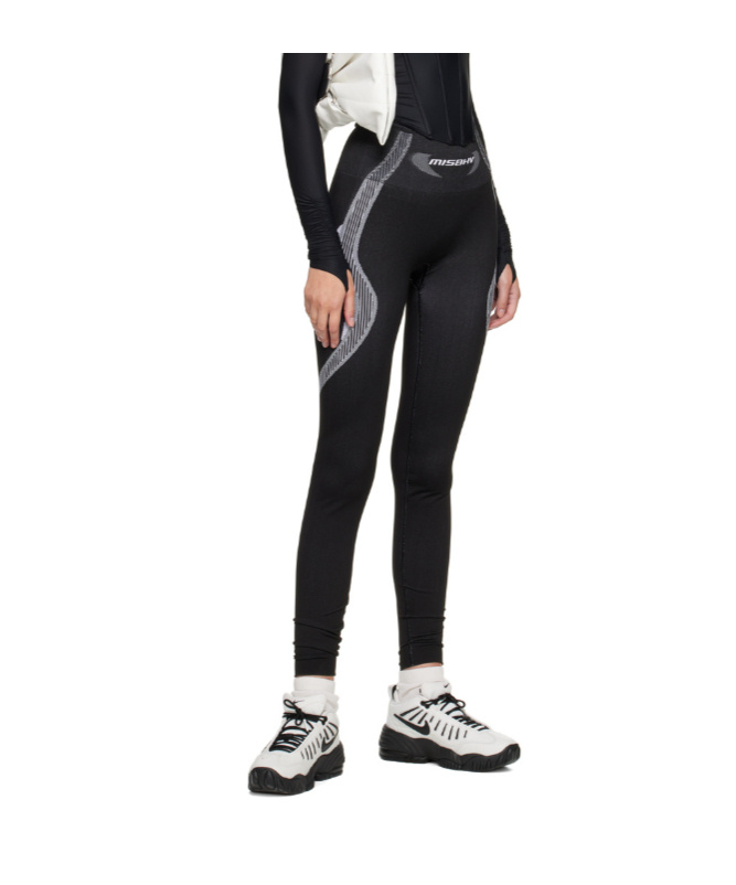 Misbhv Sport Active Seamless Leggings In Black