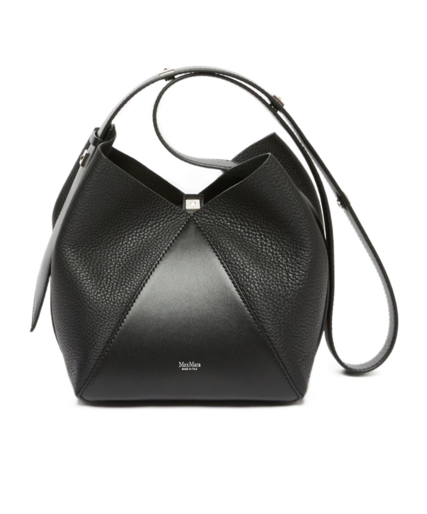Max Mara Small Bucket Bag In Black