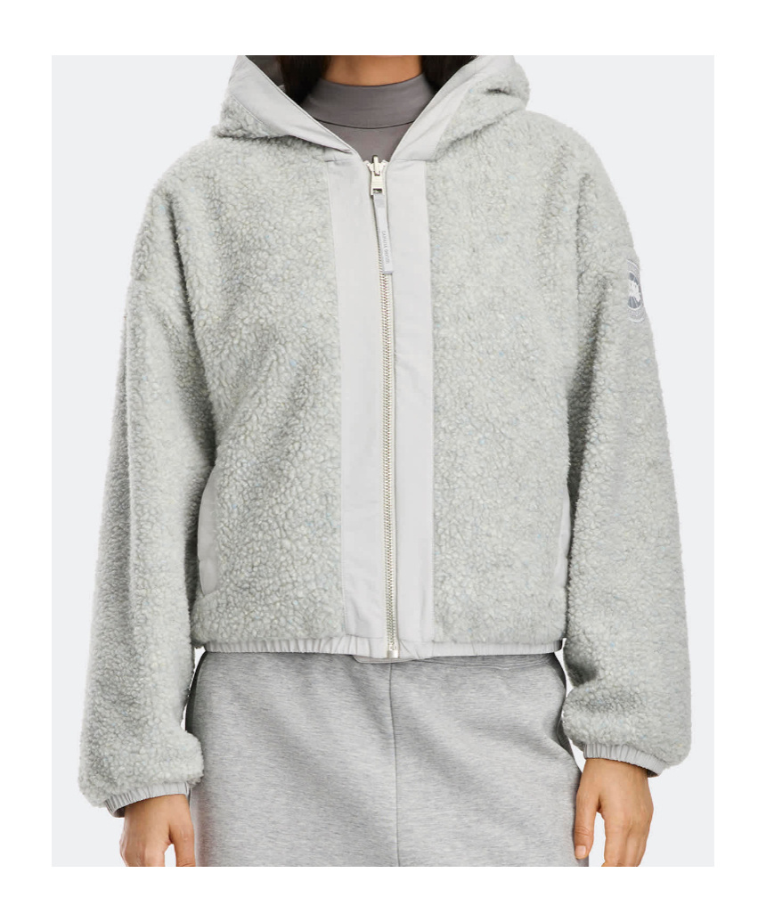 Canada Goose Women's Alberni Reversible Fleece Bomber In Gray
