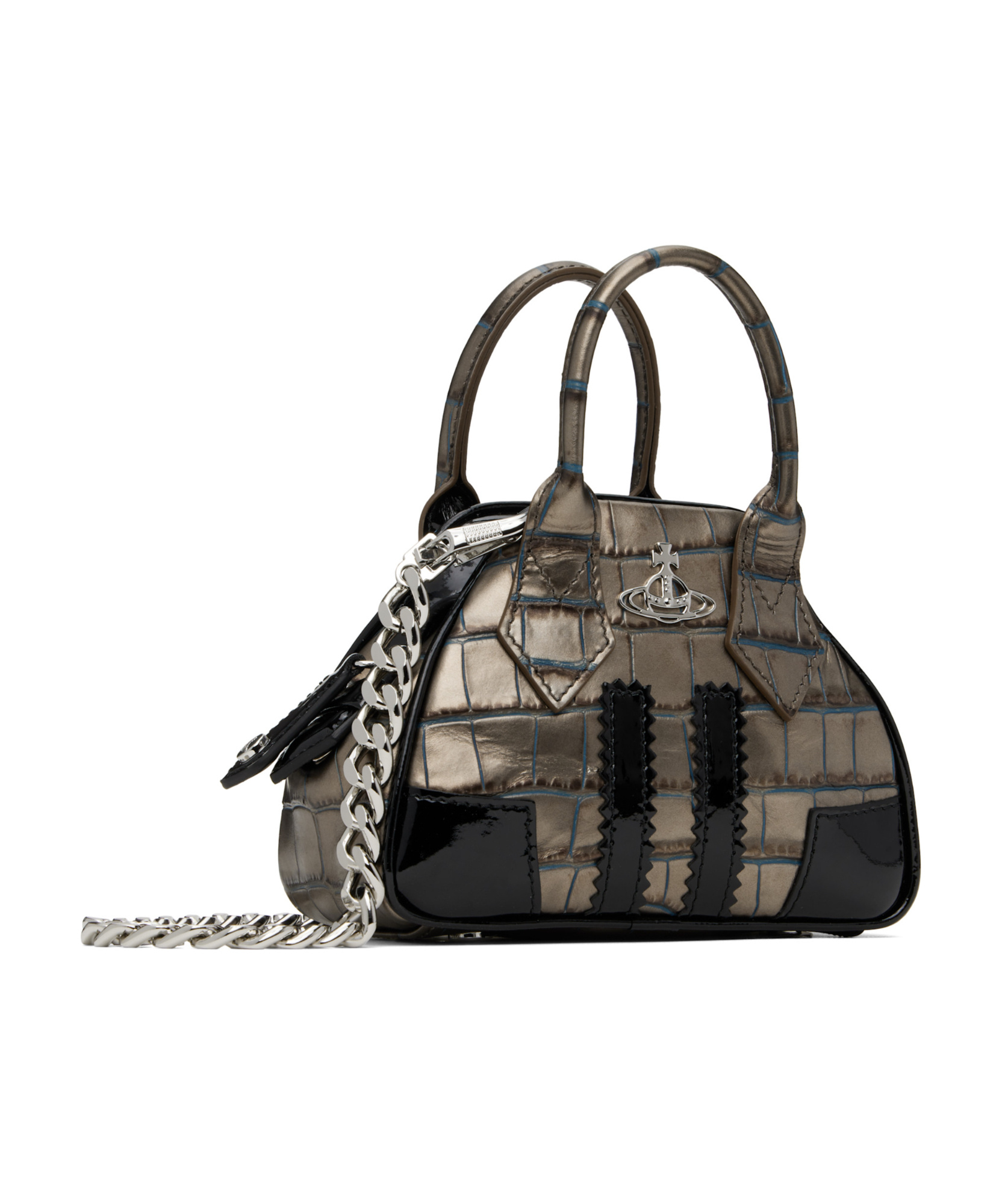 Vivienne Westwood Mini Yasmine Chain Bag In Black
