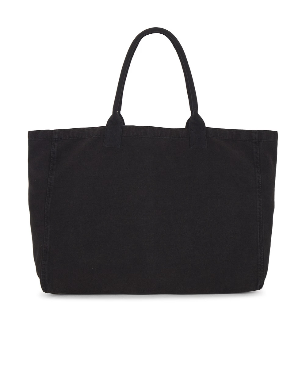Anine Bing Leo Logo Printed Tote Bag In Black