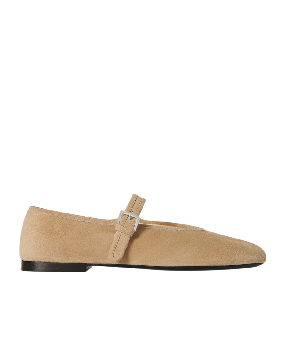 The Row Boheme Mj Round-headed Mary Jane Shoes In Nude
