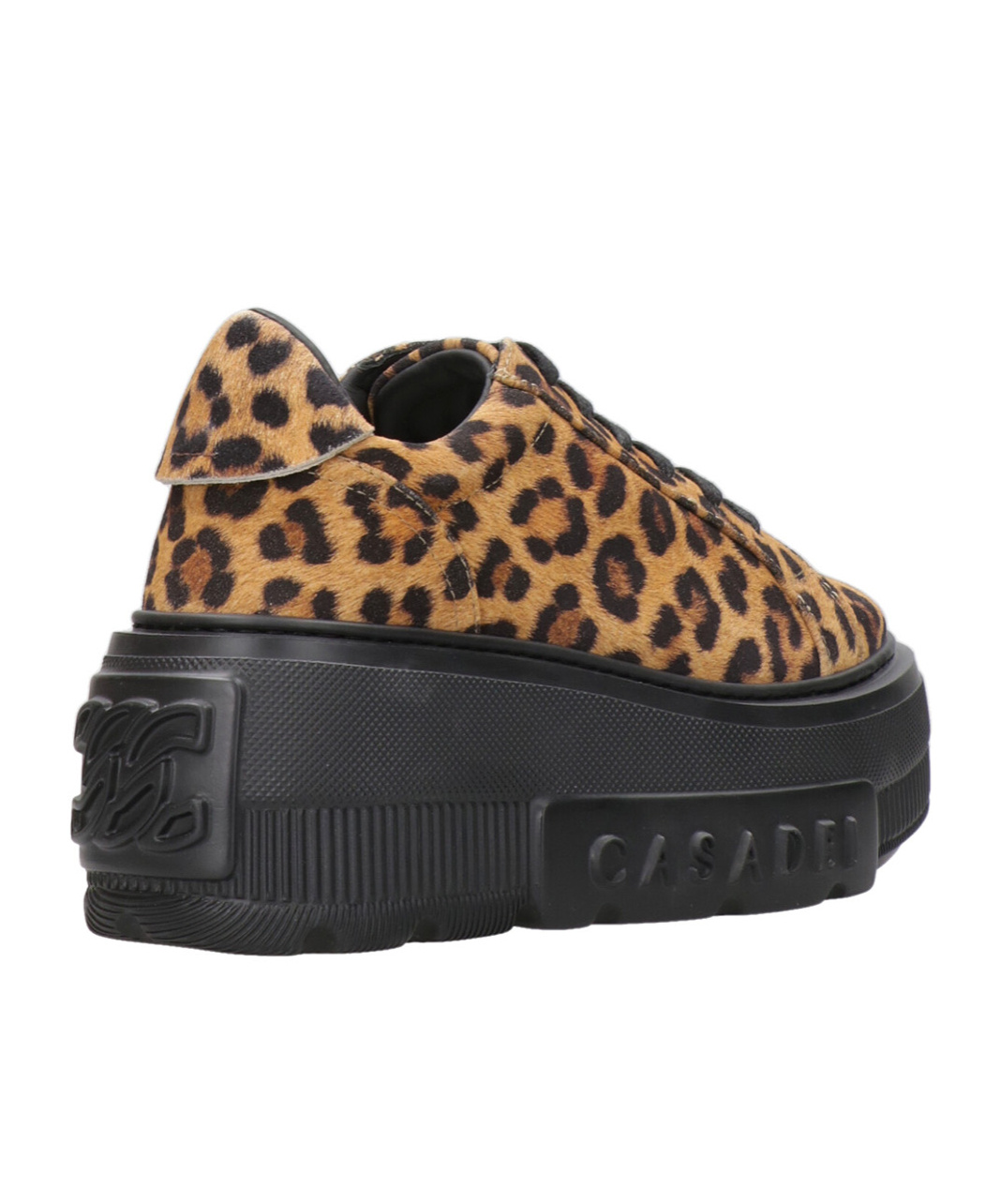Casadei Round-toe Low-top Casual Shoes In Animal Print