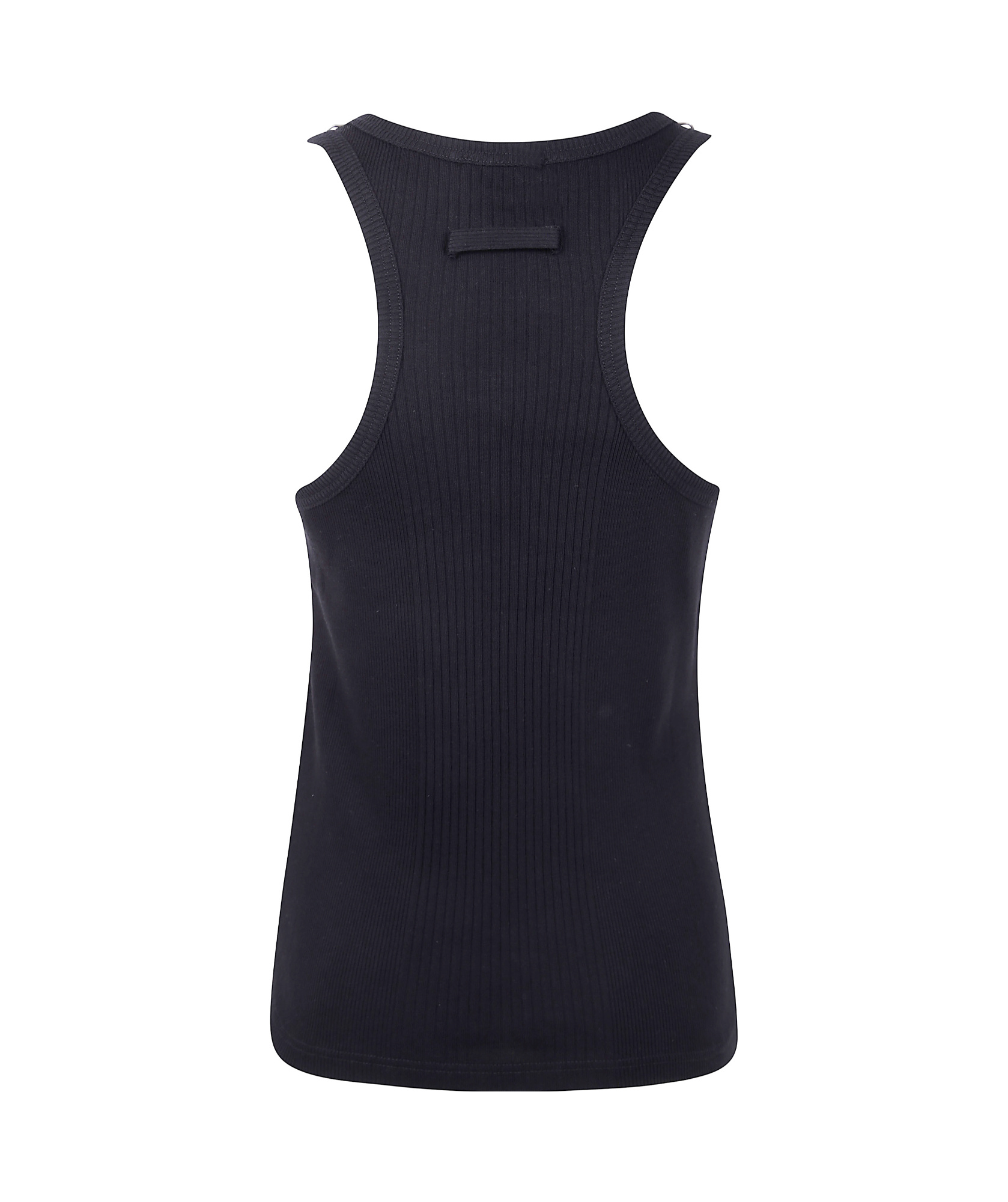 Jean Paul Gaultier Tank Top With With Overall Engraved In Black
