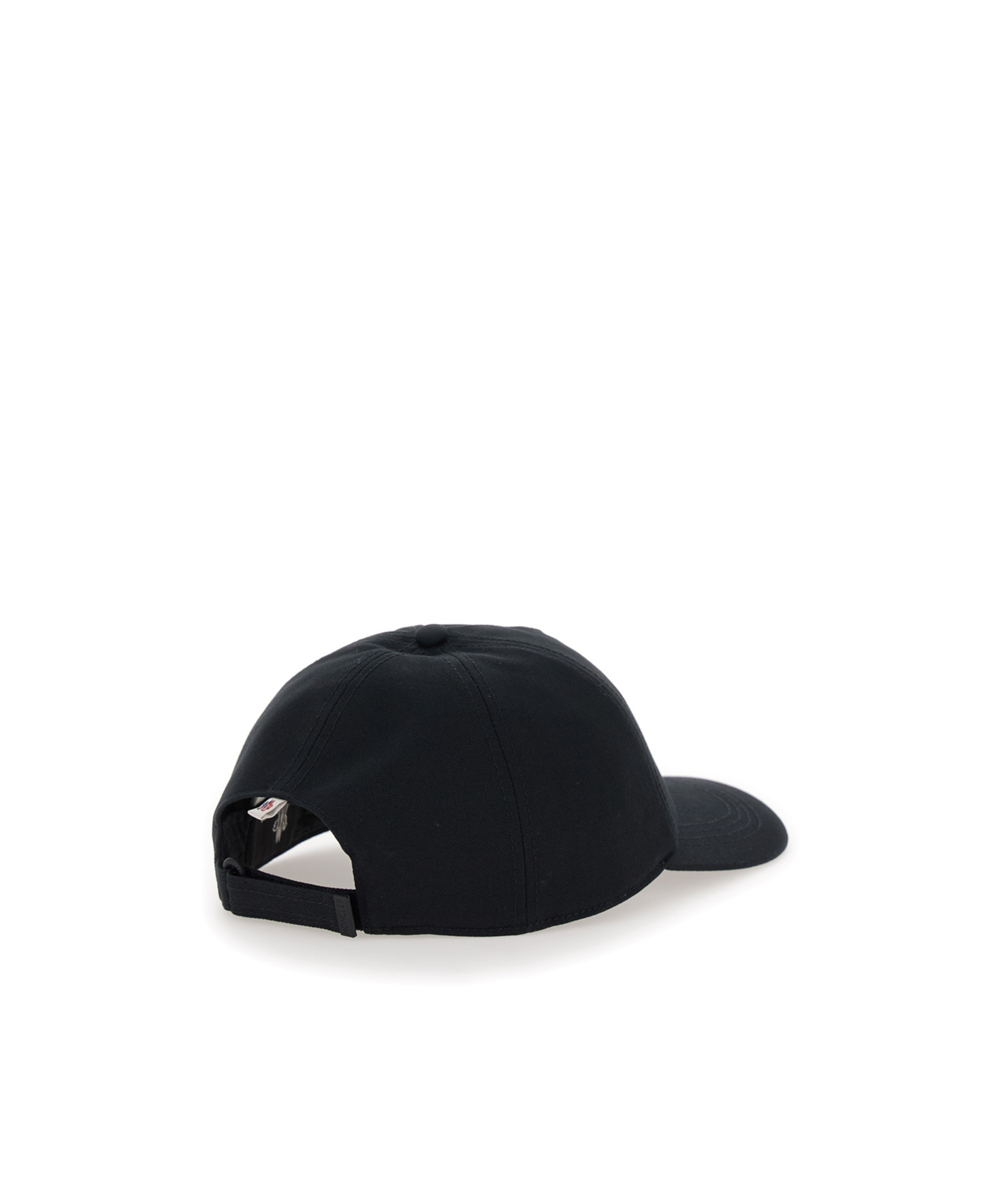 Shop Moncler Gabardine Baseball Cap In Black