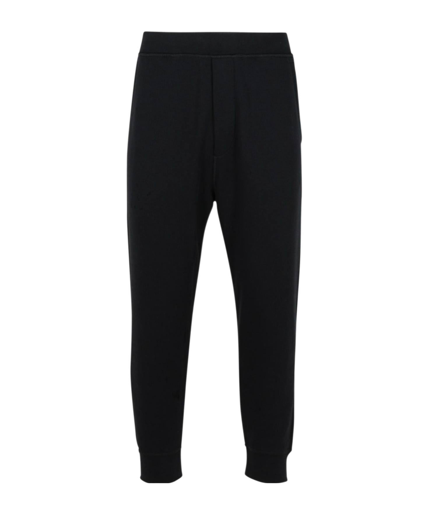 Dsquared2 Logo-print Cotton Joggers In Black