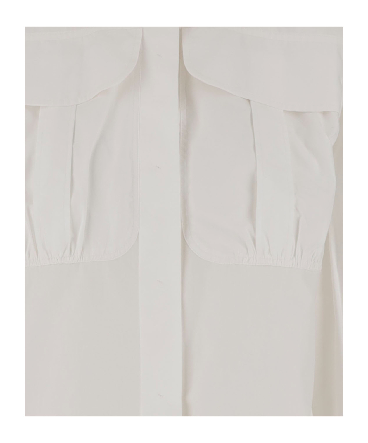 Patou Long-sleeved Shirt In White
