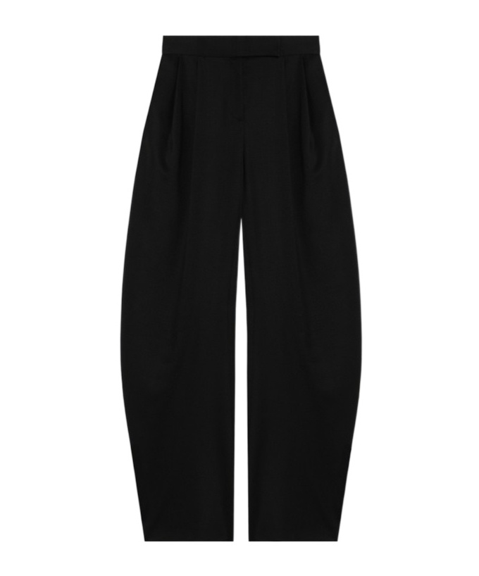 Shop Attico Gary Casual Pants In Black