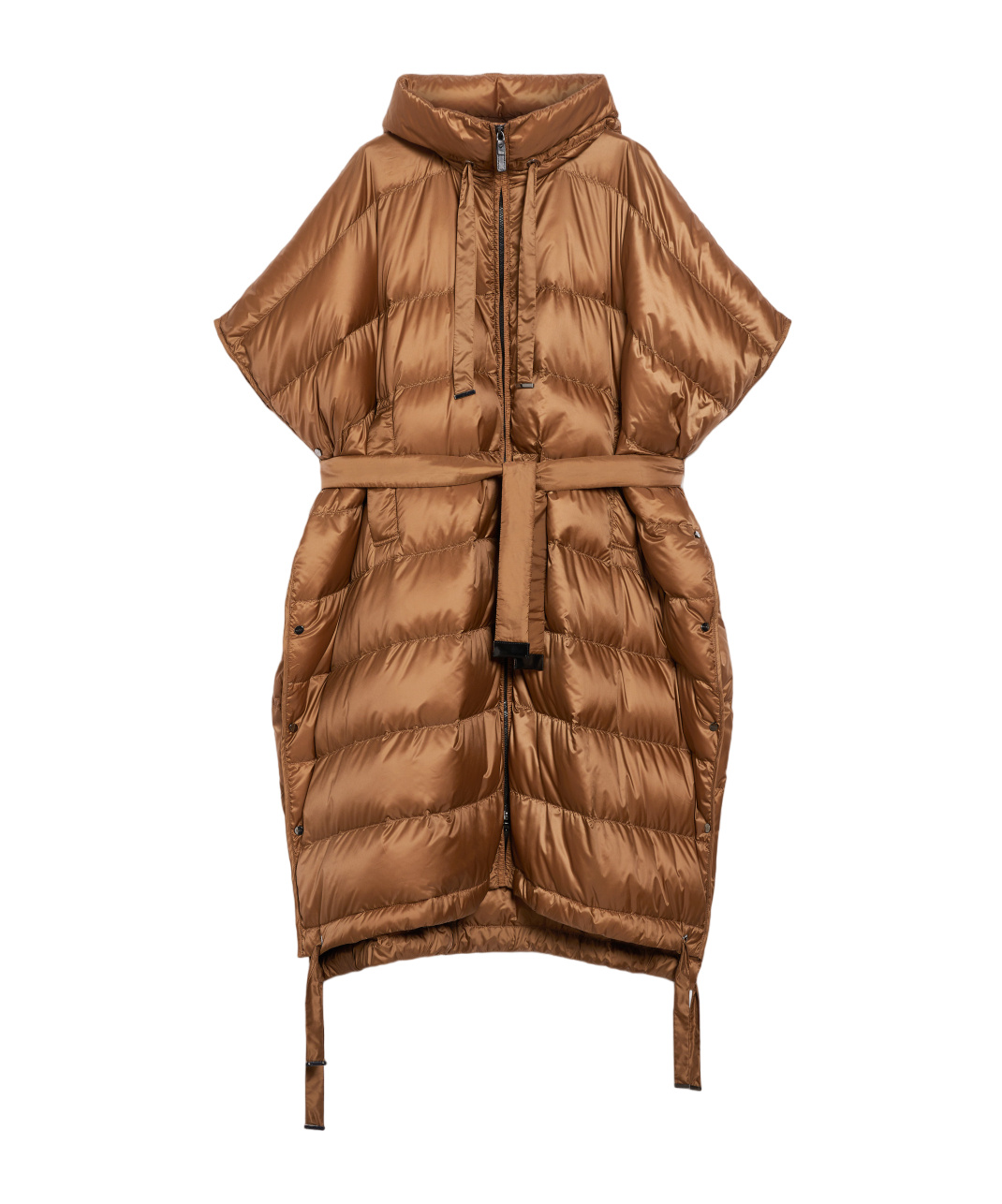 Max Mara Tarpaulin Cloak In Brown