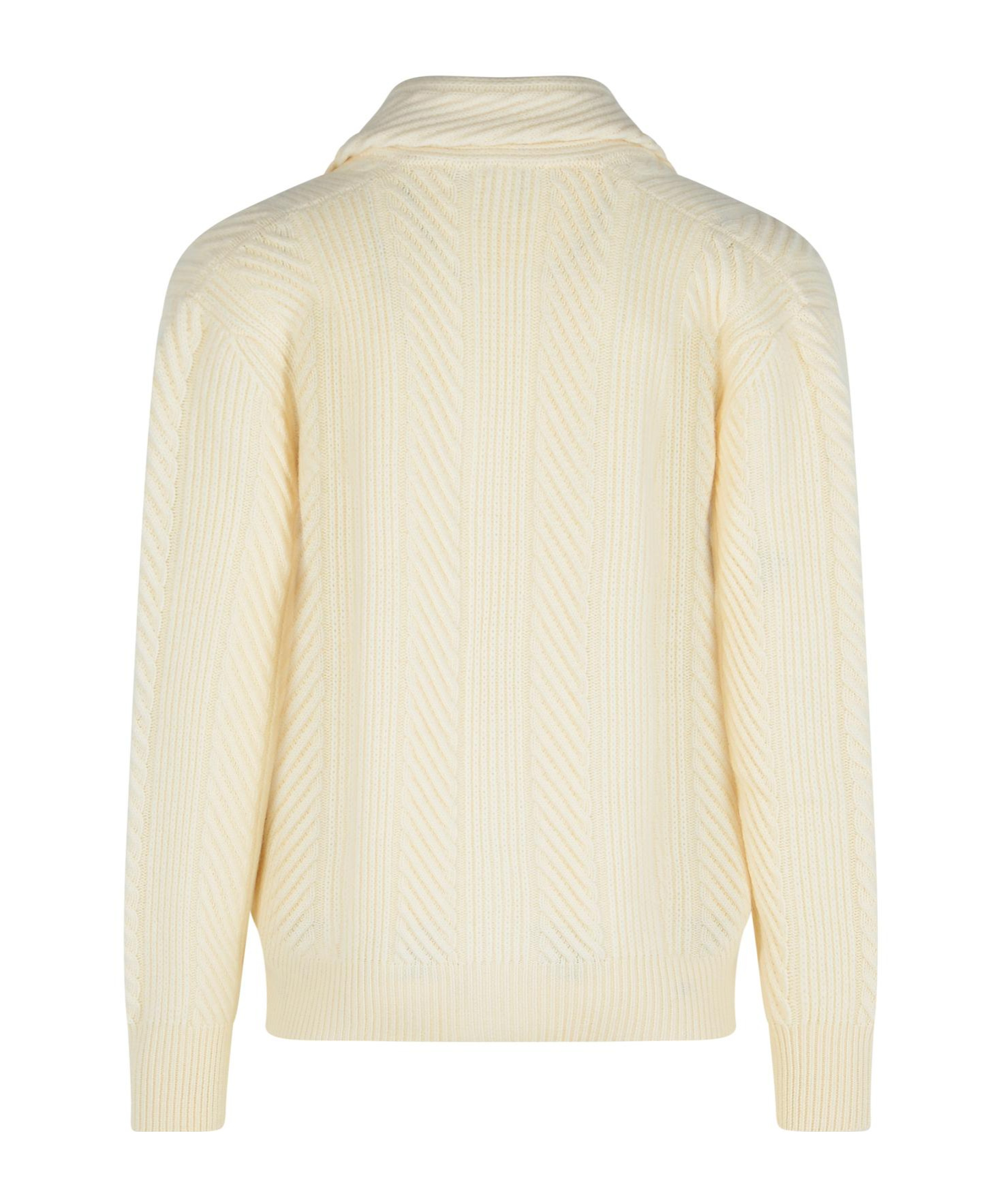 Eleventy Button-front Cardigan In Yellow