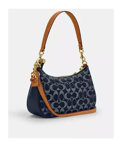 COACH TERI'S ICONIC DENIM SHOULDER BAG