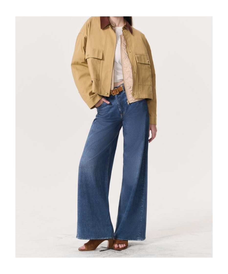 Rag & Bone Woman Jacket Sand Size L Cotton