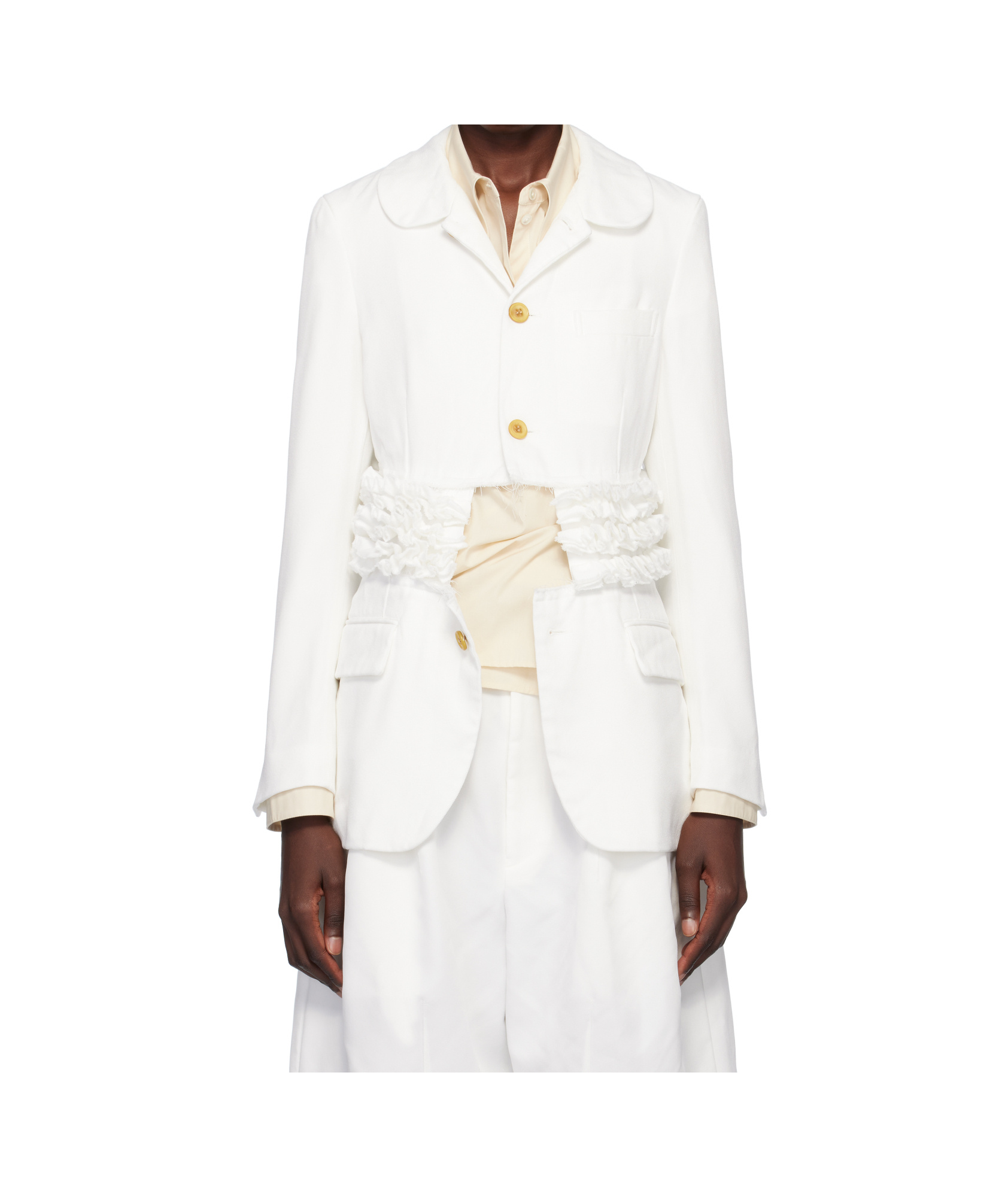 COMME DES GARÇONS LONG-SLEEVED SUIT JACKET 