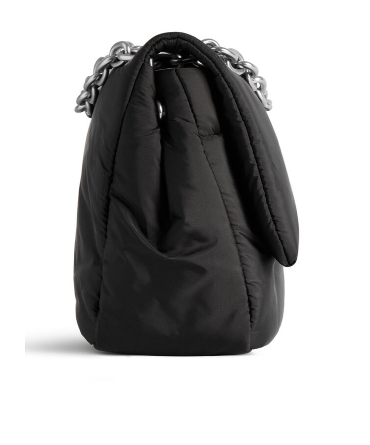 Balenciaga Small Monaco Shoulder Bag In Black