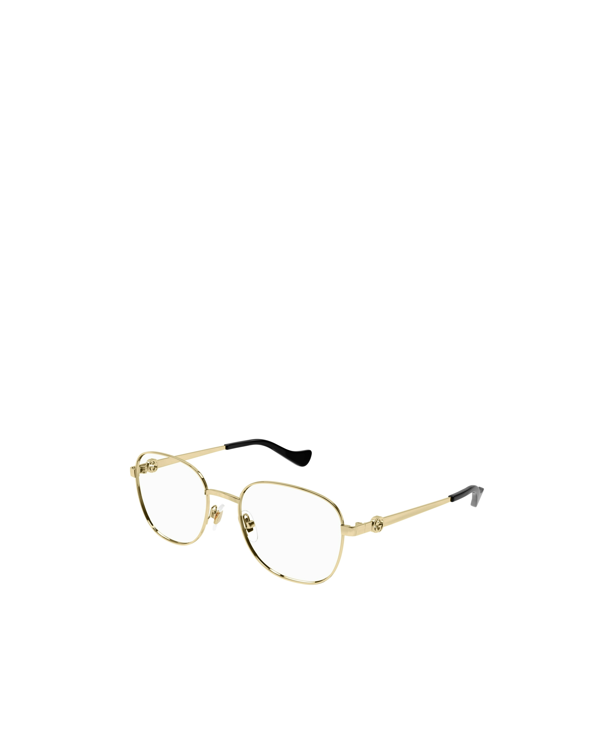 Gucci Round-frame Glasses In Nude