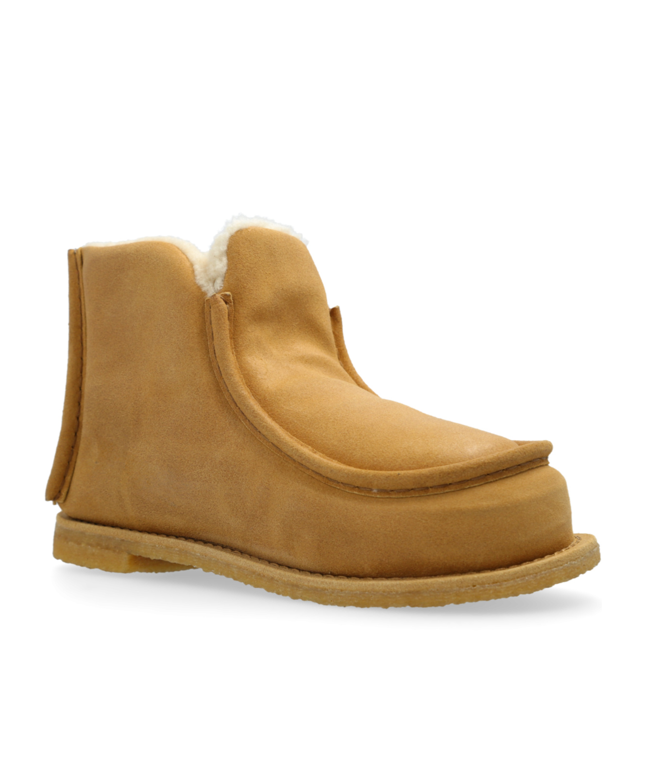 Jw Anderson Suede Ankle Boots In Brown