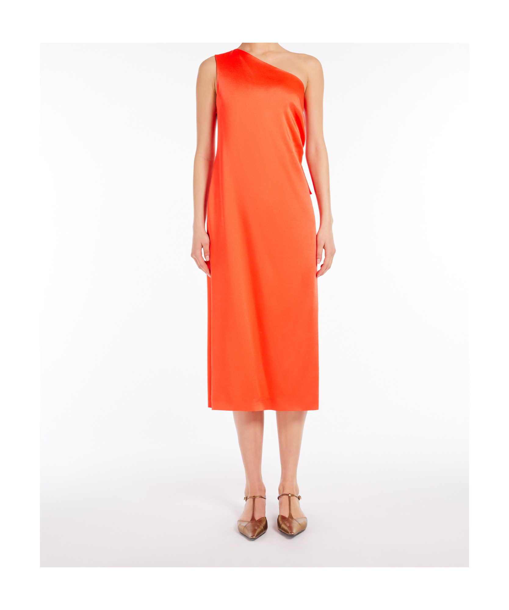 Max Mara One Shoulder Dress