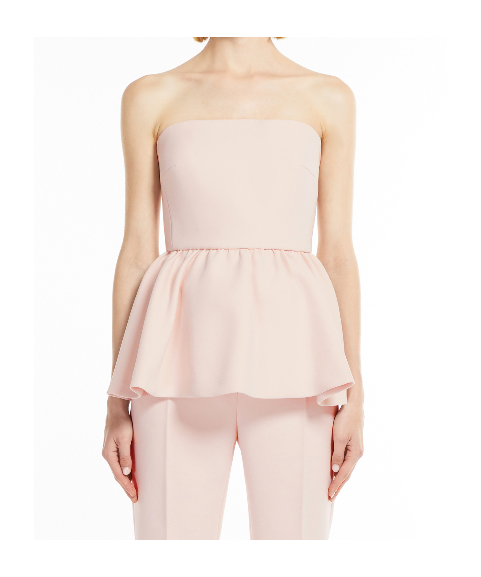 Max Mara Tight-fitting Tube Top In Nude