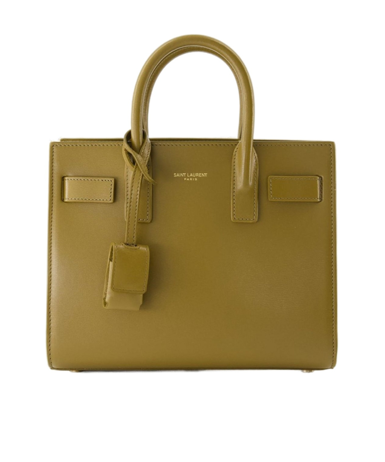 Saint Laurent Classic Sac De Jour Nano Tote Bag In Green