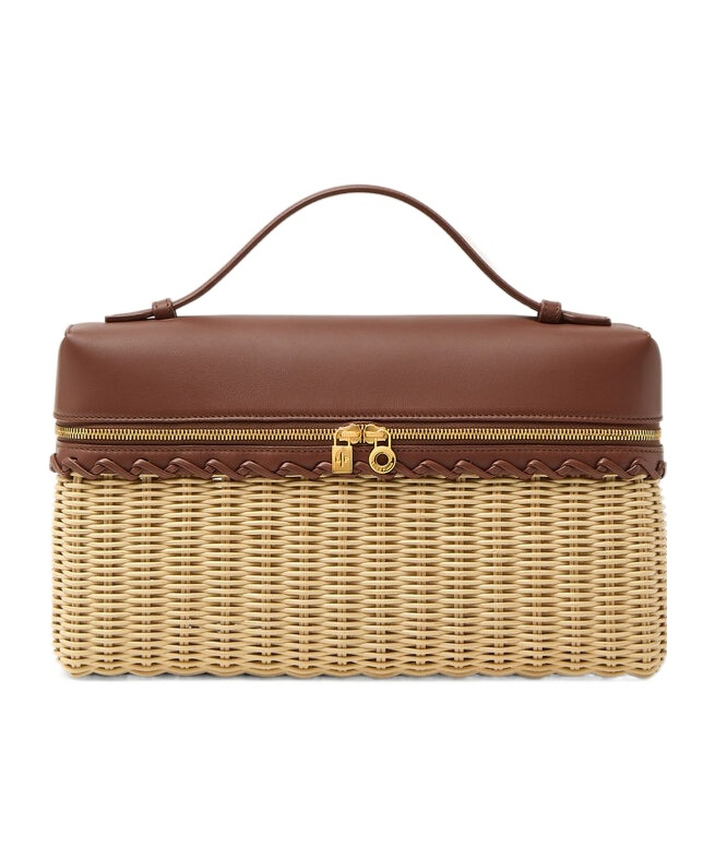Loro Piana Extra Pocket L27 Wicker In Malt/burnt Tan/sun Gold