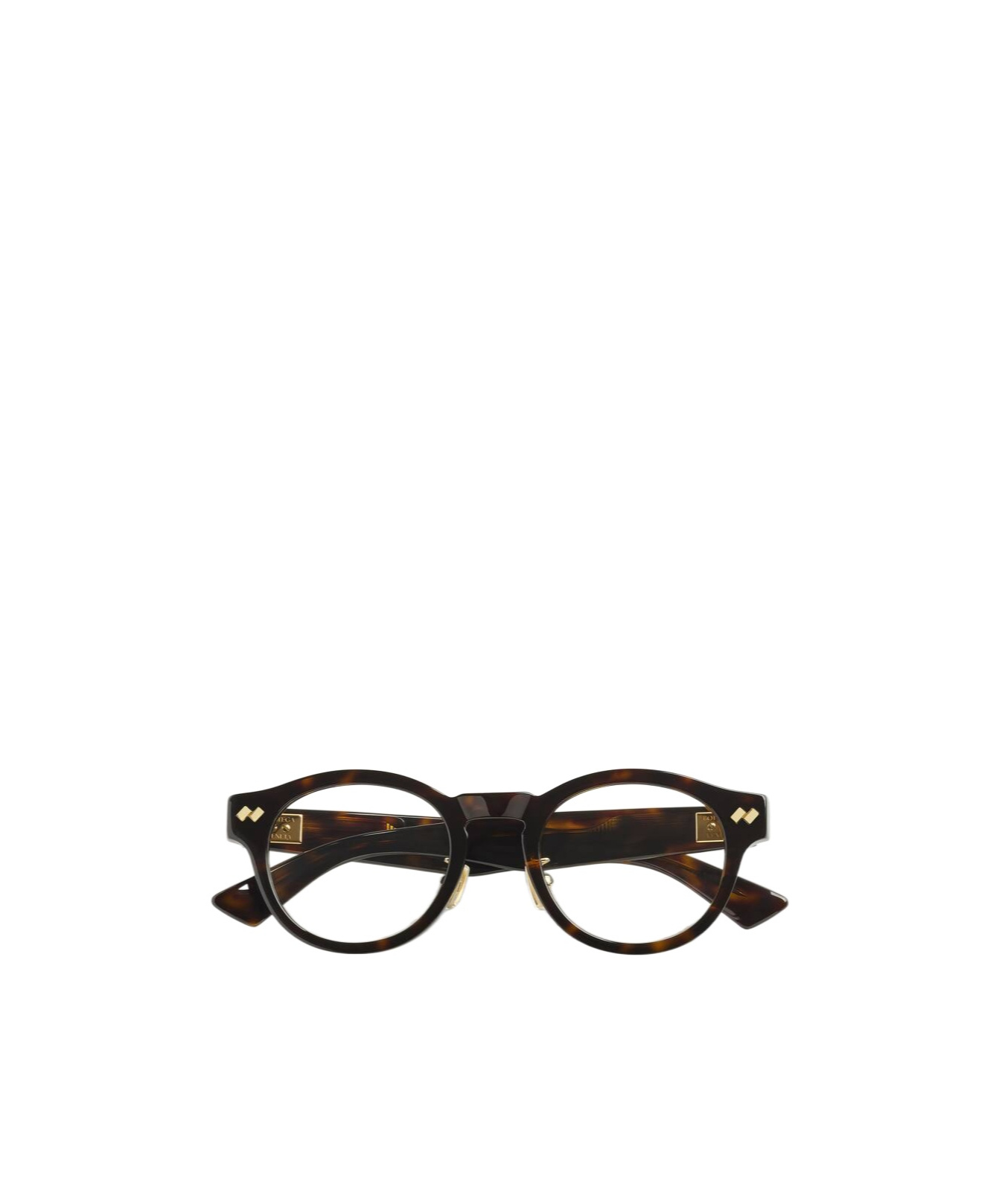 Bottega Veneta Round Frame Mirror In Black