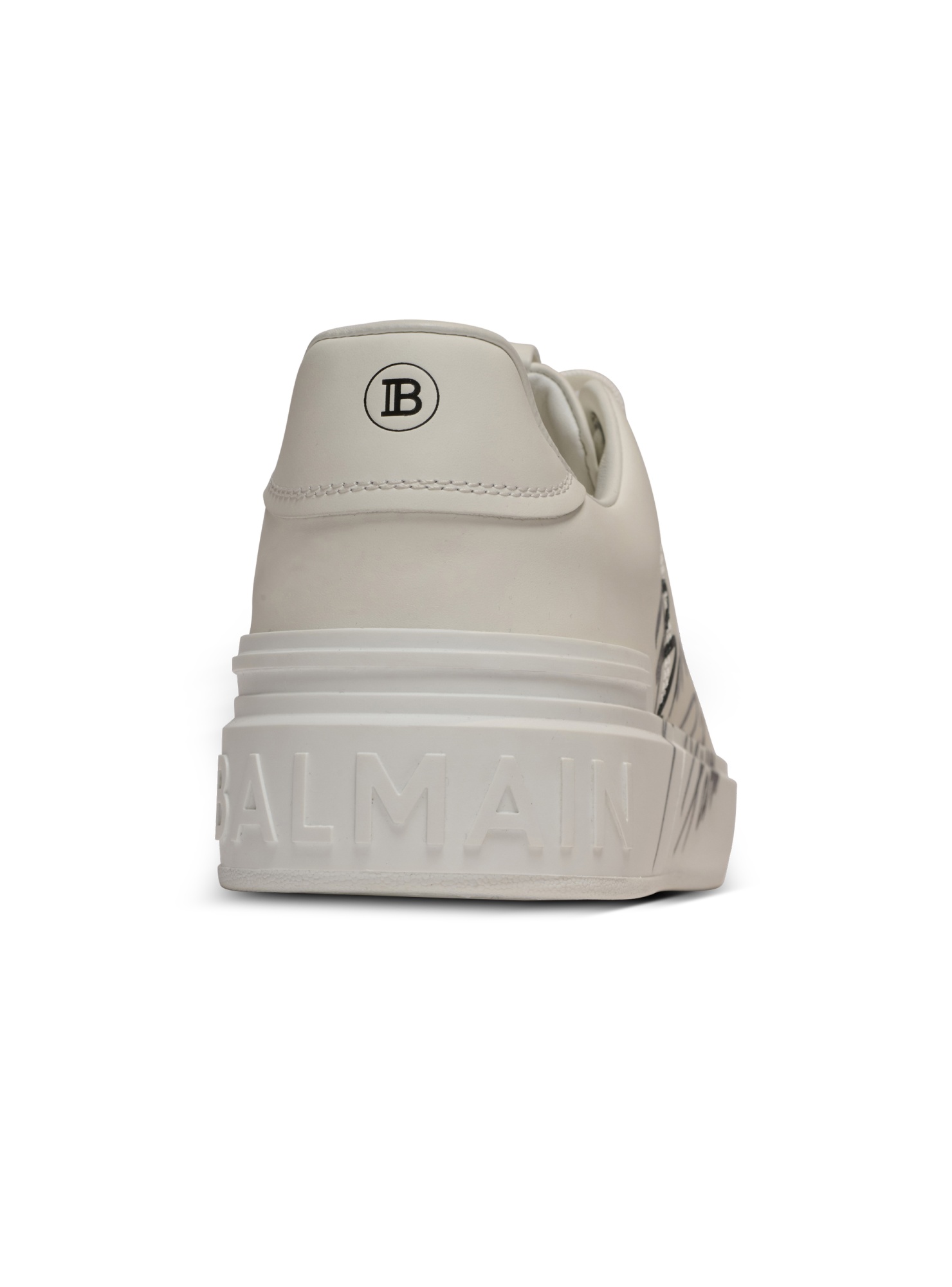 Balmain B-court Low-top Sneakers In White