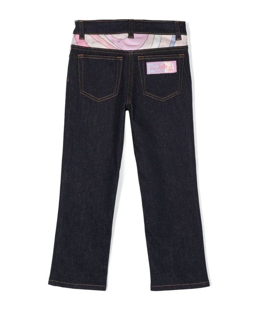 Emilio Pucci Belt-loop Jeans In Black