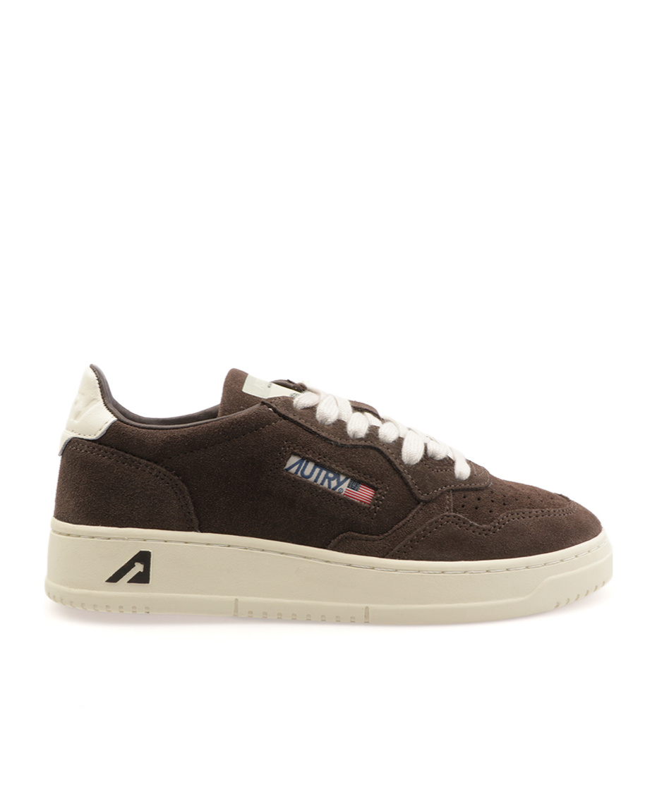 Autry Suede Leather Trainers In Brown