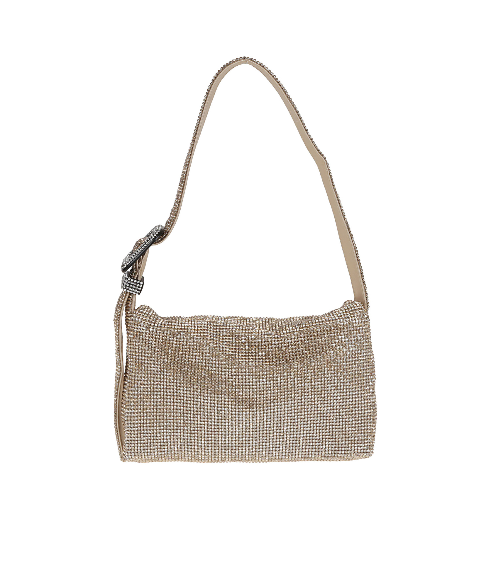 Benedetta Bruzziches Flap Shoulder Bag In Nude