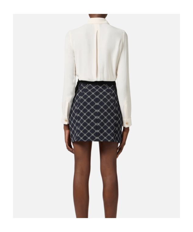 Elisabetta Franchi Georgette Shirt In White