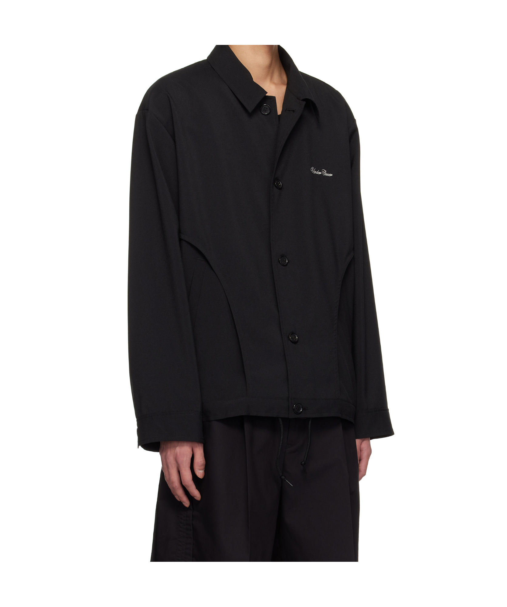 Undercover Long Sleeve Casual Jacket In Black