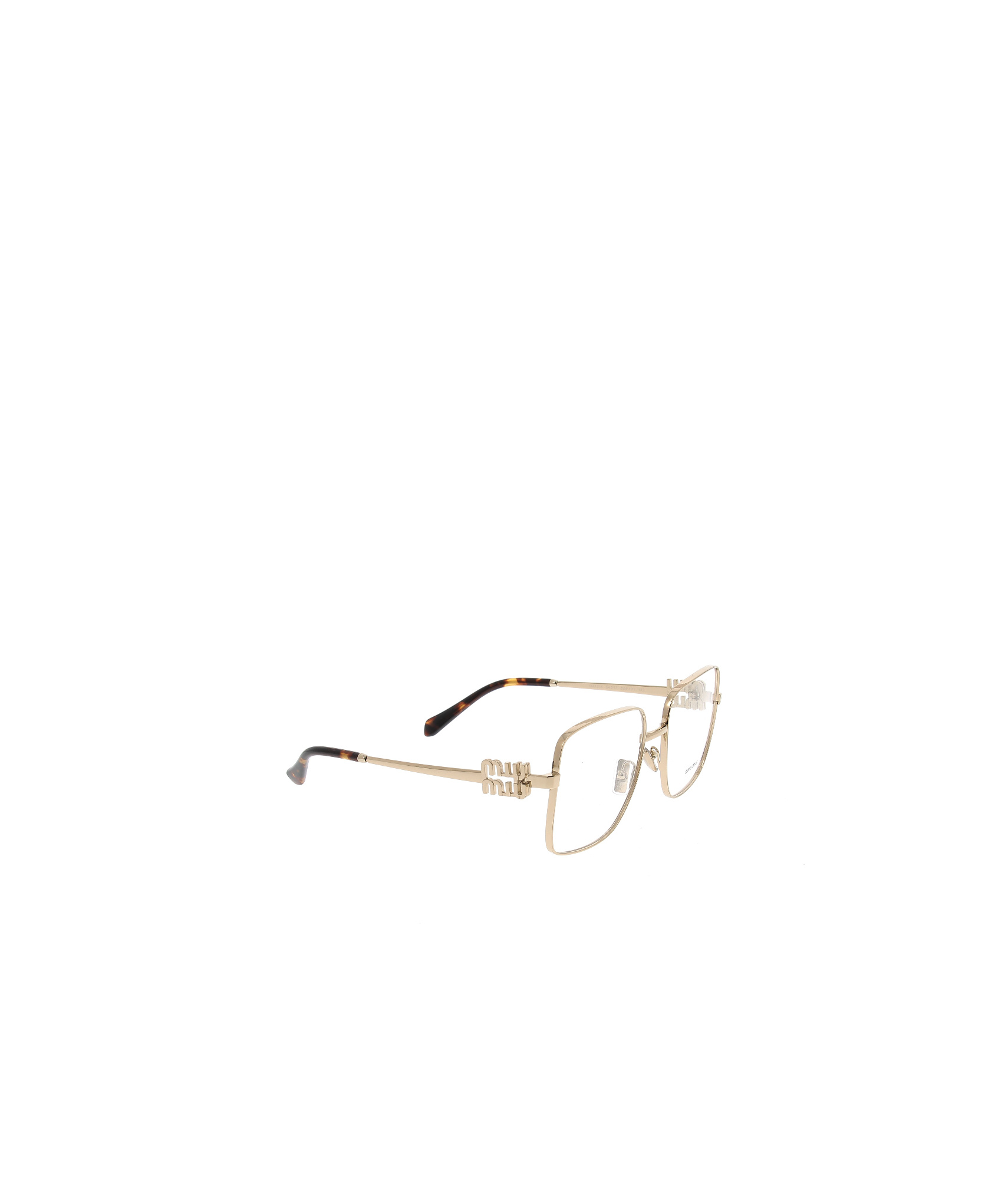 Miu Miu Logo Flat Mirror In White