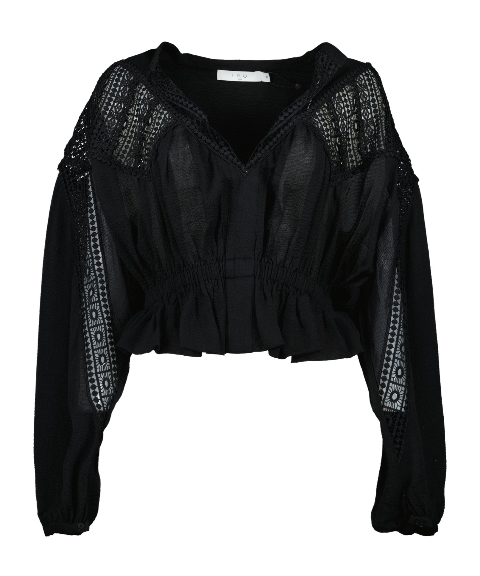Iro Rixi Blouse In Black Polyester In Black
