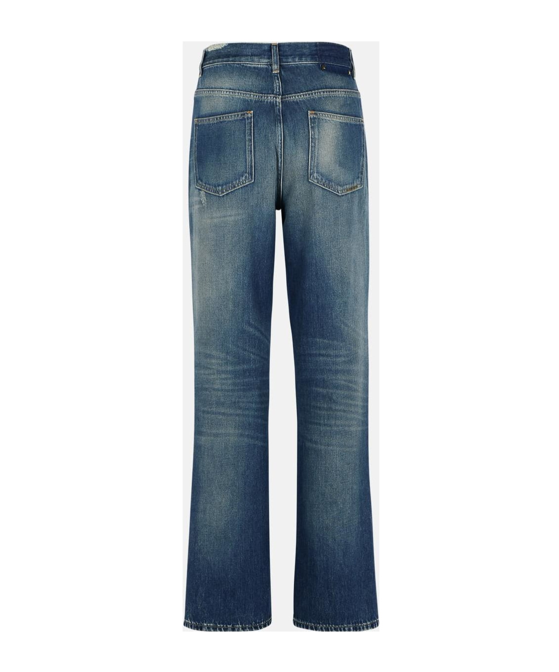 Golden Goose Belt-loop Jeans In Blue